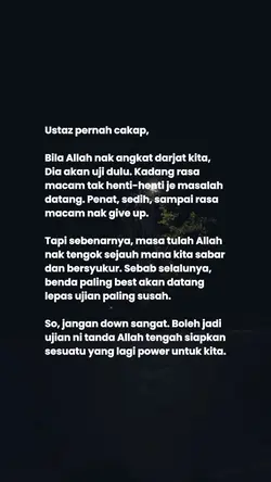 Ustaz cakap