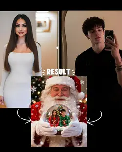 Christmas couple pho