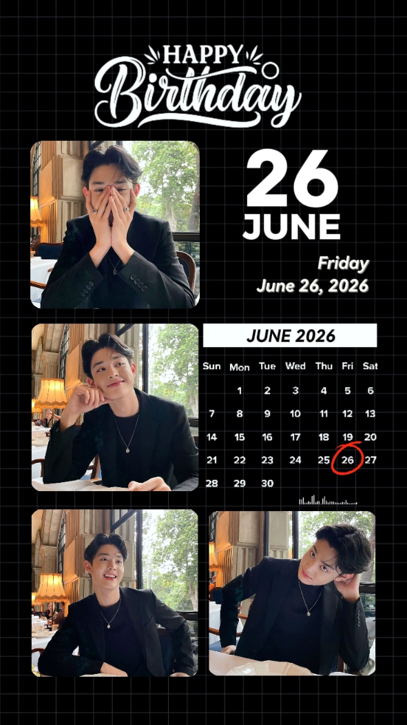 26 JUNE, HBD TO ME