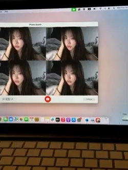 Macbook photo booth