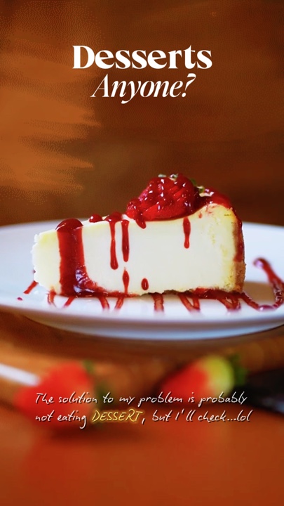 Dessert Anyone?