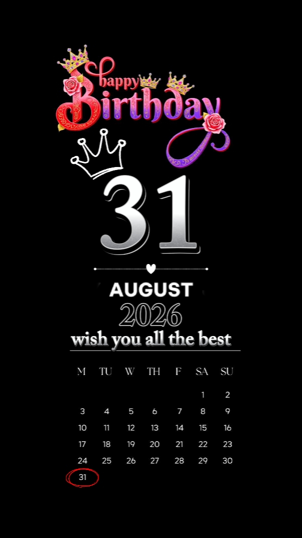 BDAY HUSBAND 31 AUGU