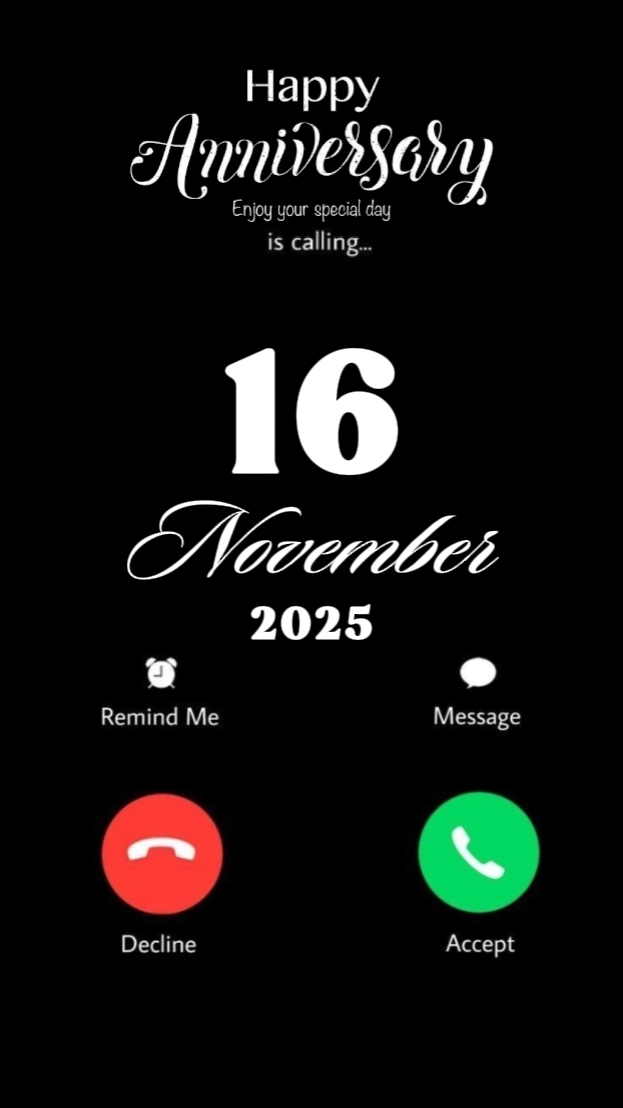 Ulang tahun 16 November. 