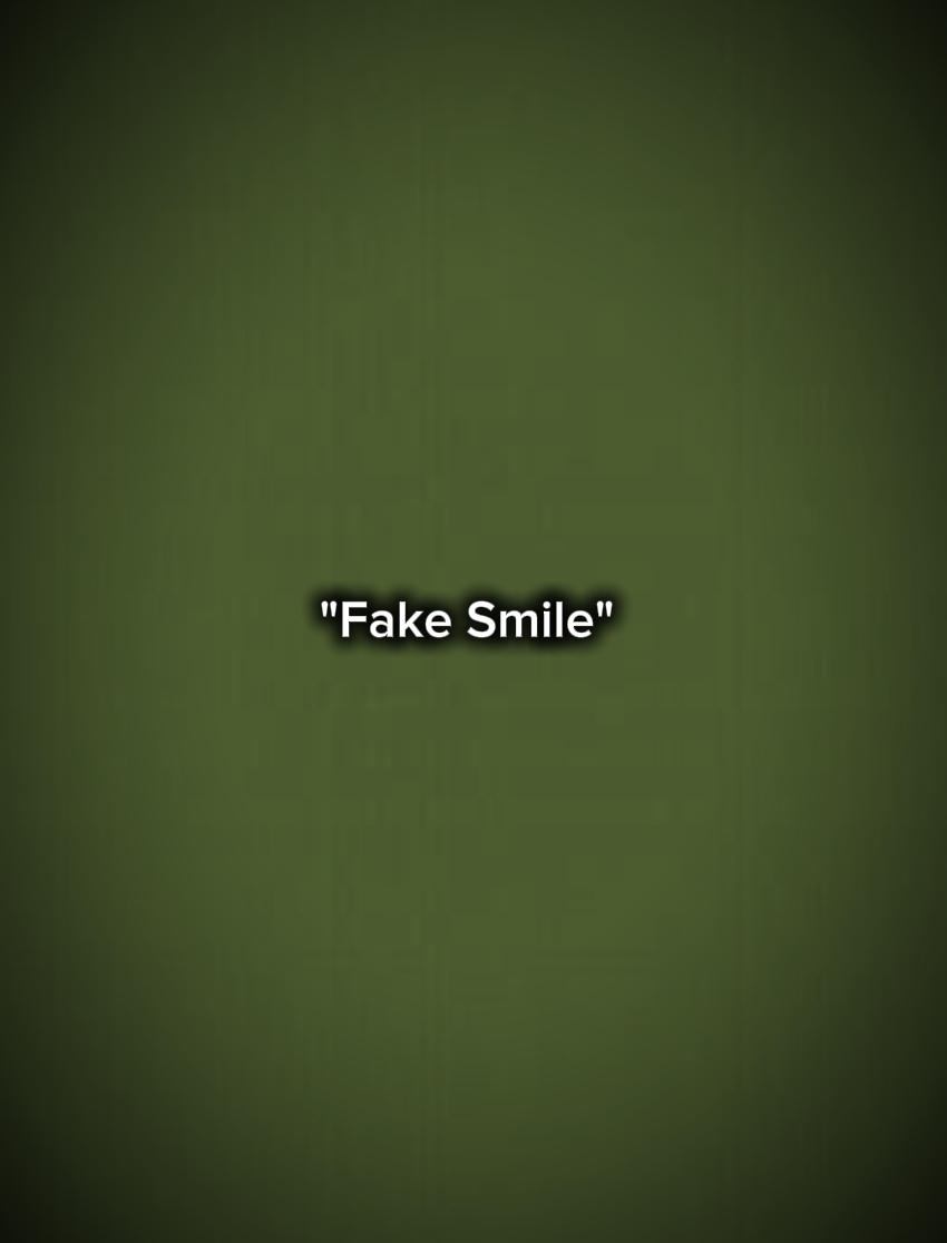 faux et vrai sourire 