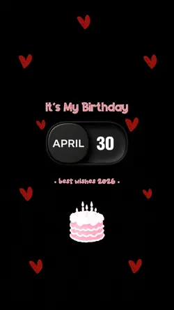 Birthday 30 April
