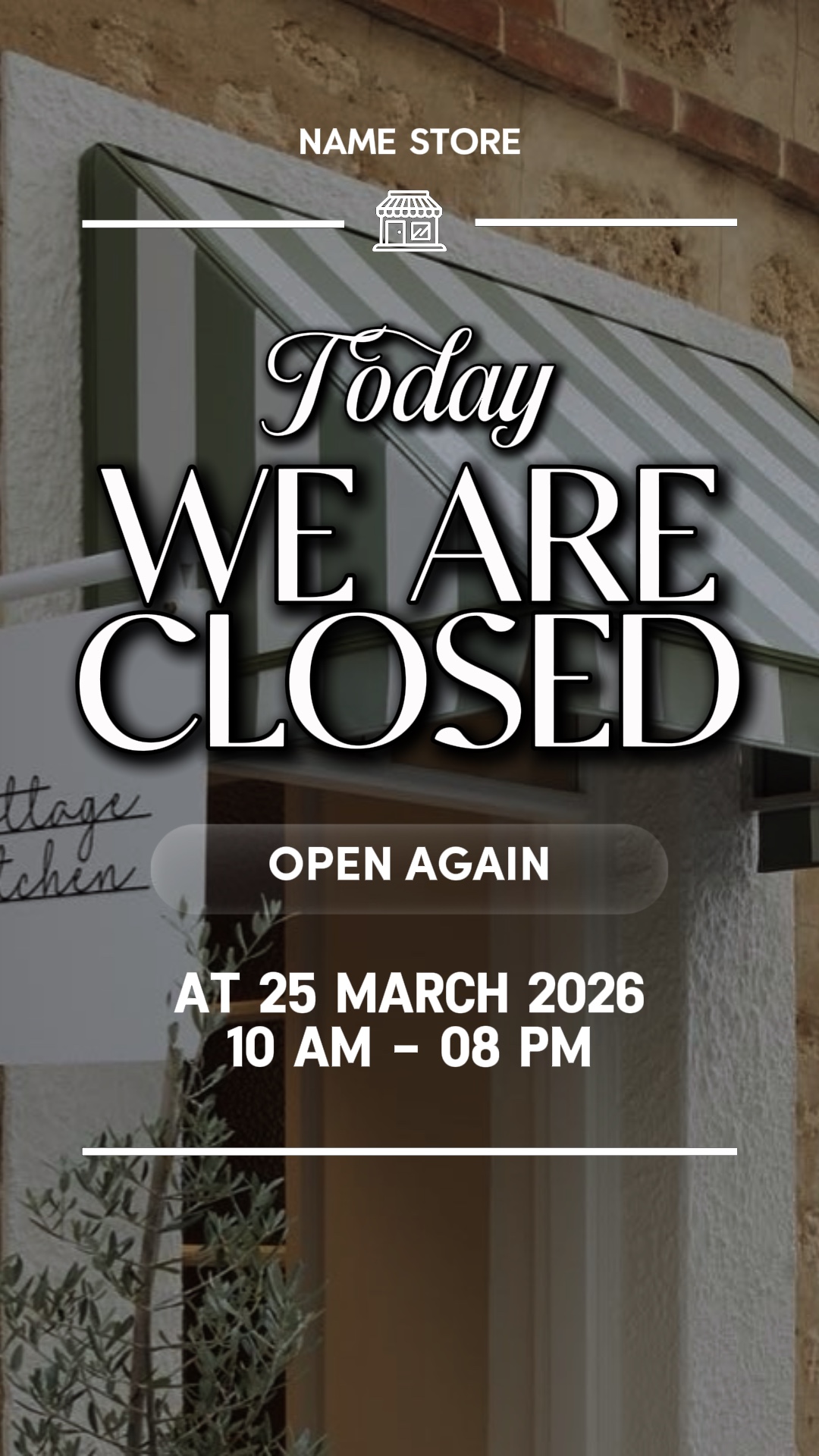 WE ARE CLOSED
