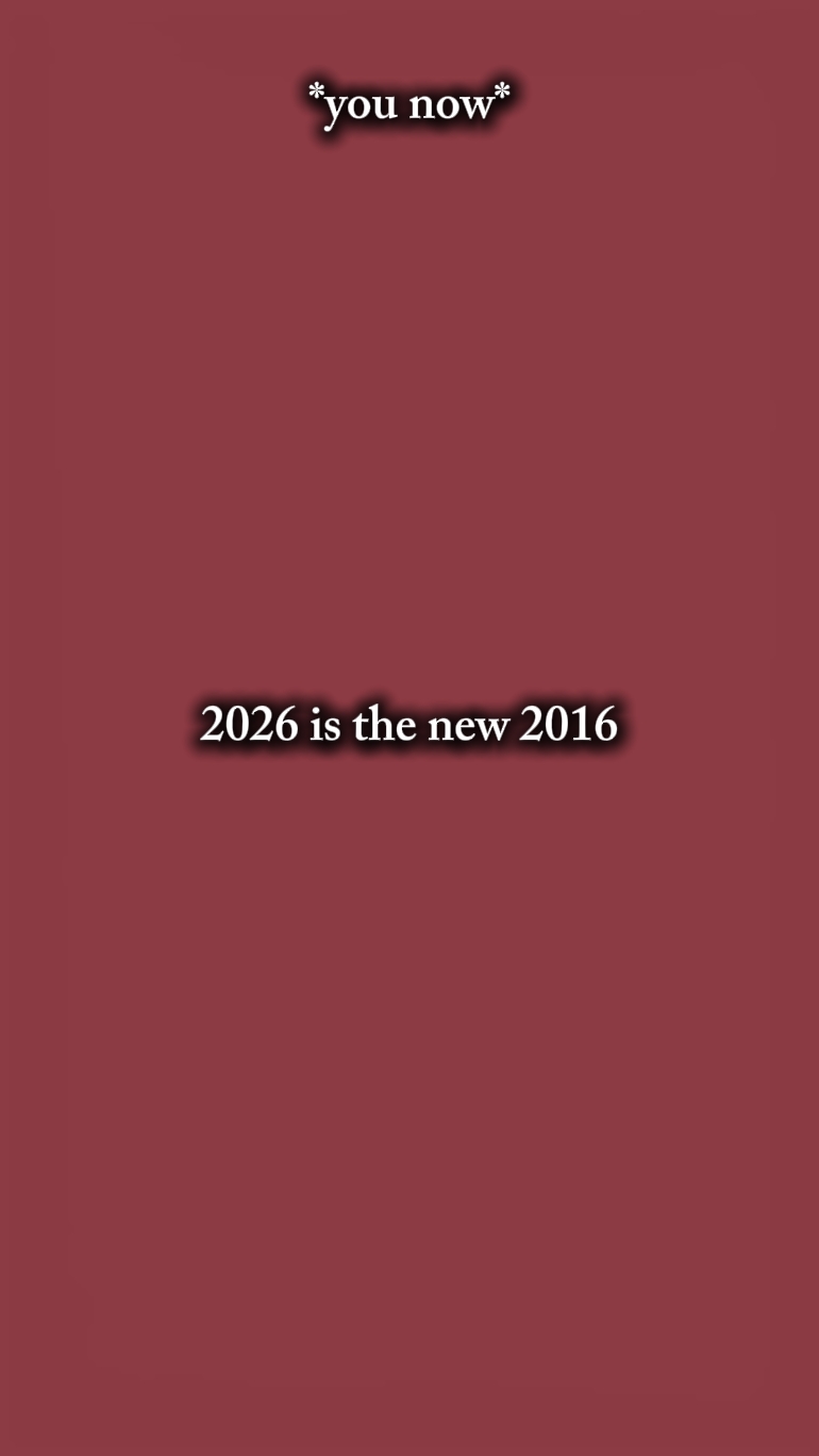 2026 is a new 2016