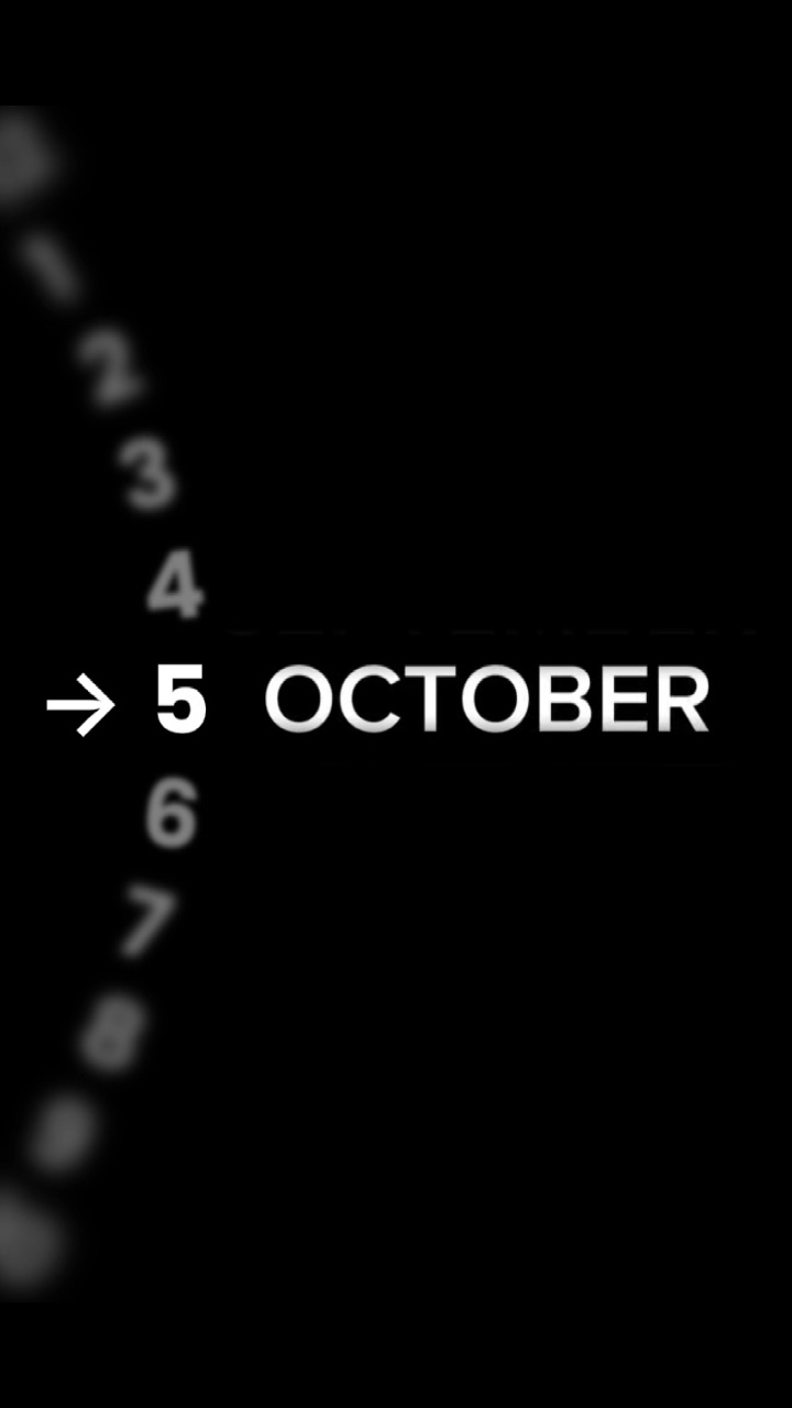 BIRTHDAY 5 OCTOBER 