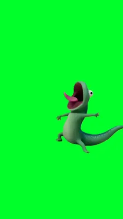 Lizard screaming