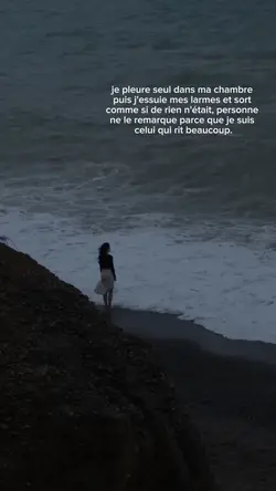 je pleure seul