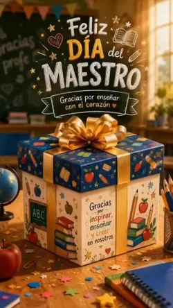feliz dia de maestro