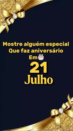 Niver 21 de julho