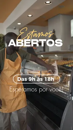 Estamos abertos 