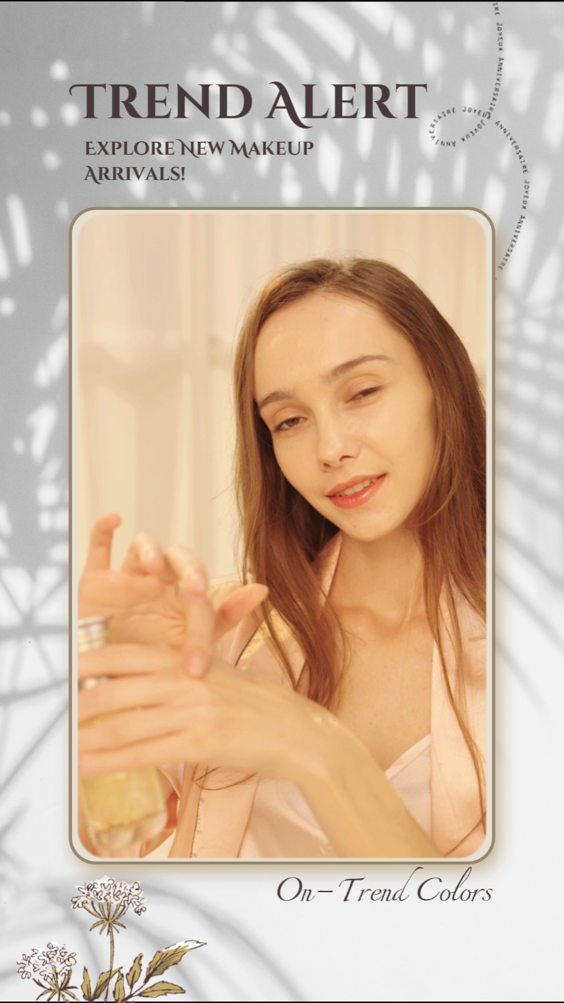 Plantilla de guía de cuidado de la piel de la industria de belleza minimalista para TikTok