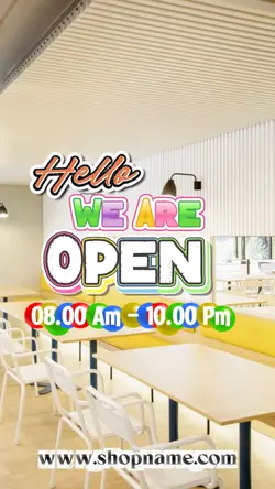 We Are Open
