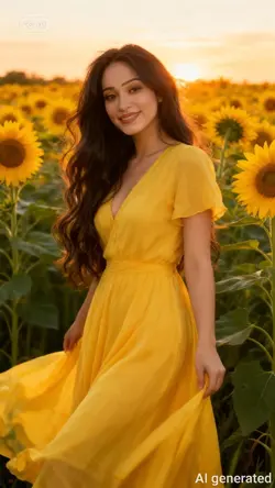 Sunflower girl