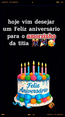 Parabens amorzinho 
