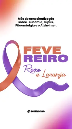 Fev Roxo e Laranja