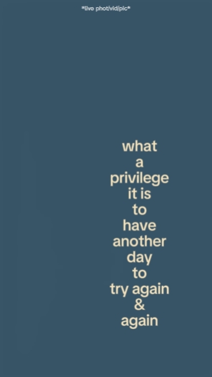 what a privilege
