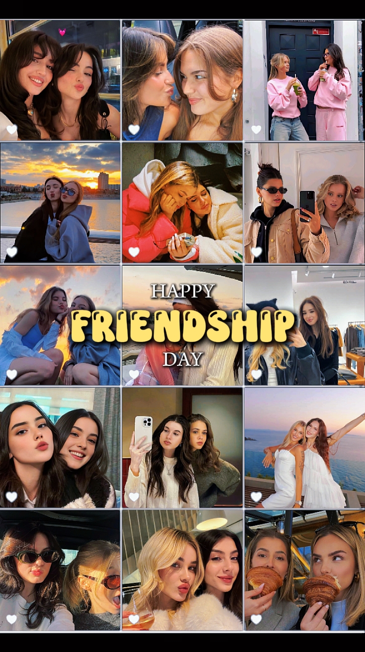 Glücklicher Tag der Freundschaft