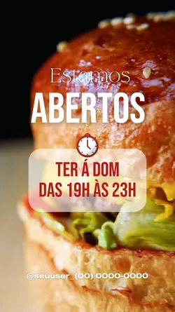 Estamos abertos food