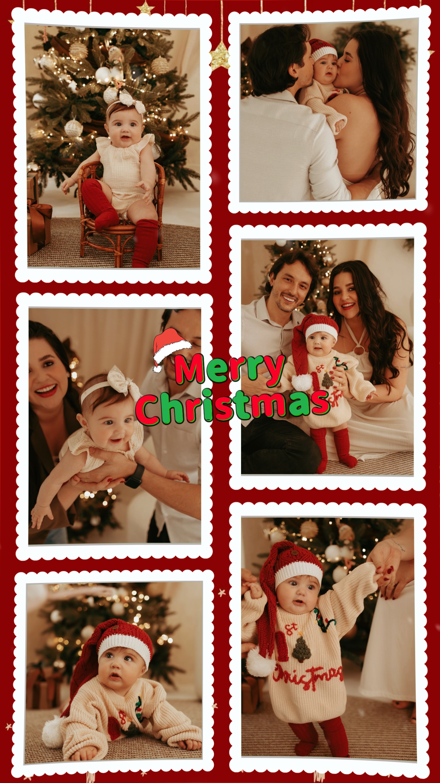 Foto familiar de Navidad 12