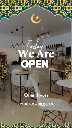We are open ramadan