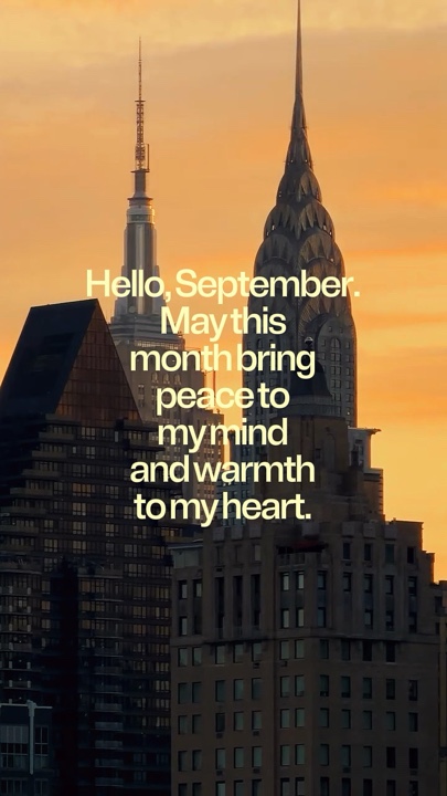 Hello Sepetember