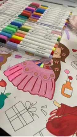 ระบายสีกันค่ะ