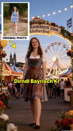 Dirndl Bayrisch KI