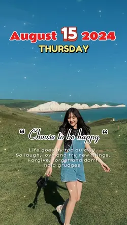 CHOOSE TO BE HAPPY 