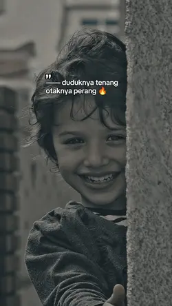 duduknya tenang otak