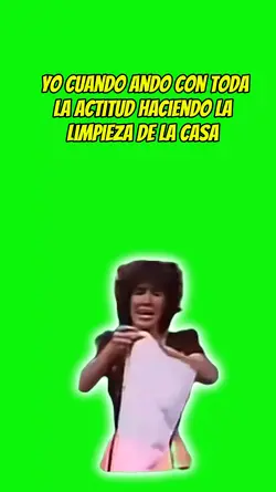 Haciendo el aseo 