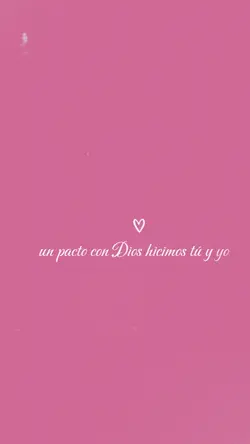 Un pacto con Dios
