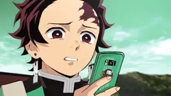 tanjiro phone viral
