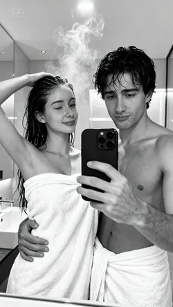 Selfie im badezimmer