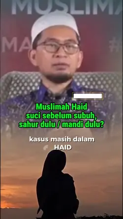 sahur dulu/mandi dlu