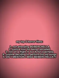 My top 5 horror film