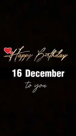 birthday 16 december