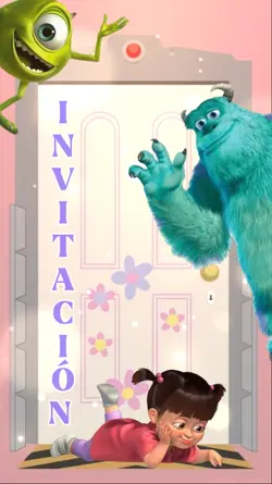BOO MONSTER INVITACI