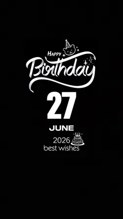 hbd 27 june 2026