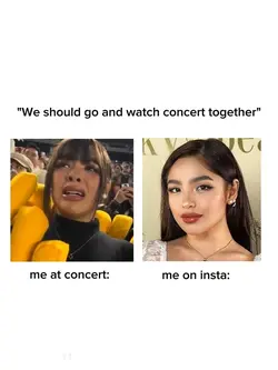 me at concert vs ig