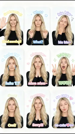 9 grid sticker
