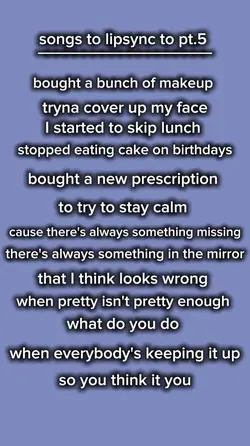 lipsync songs pt.5