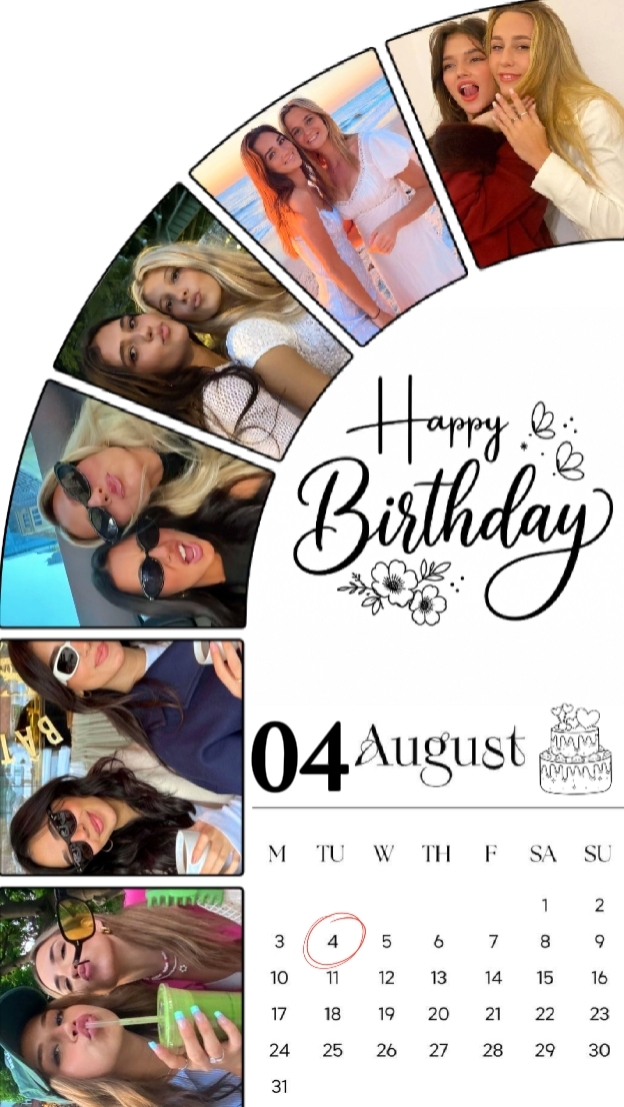ANIVERSÁRIO IRMÃ 4 DE AGOSTO