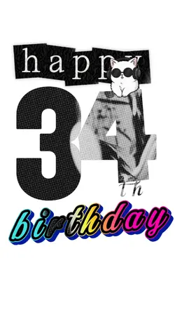 birthday 34th