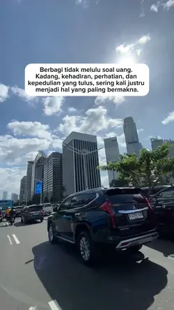 Berbagi tidak melulu