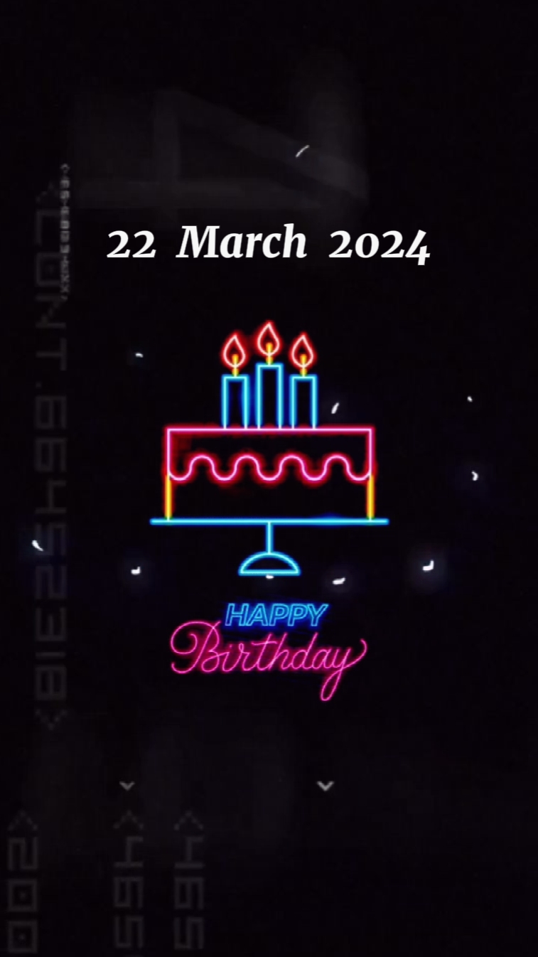 Anniversaire 22 mars 