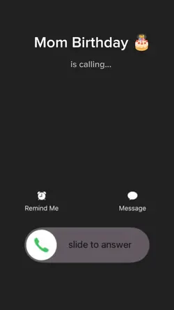 Mom birthday calling