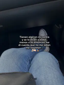 Me respetan..